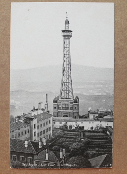 Ansichtskarte AK Lyon 1905-1915 La Tour Metallique Aussichtsturm Technik Aufzug Häuser Ortsansicht Frankreich France 69M Metropole de Lyon